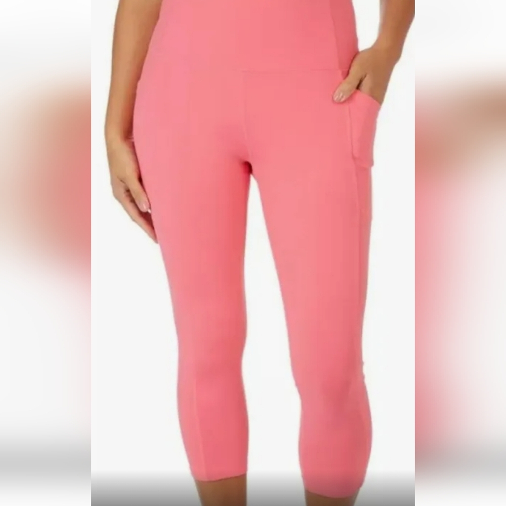 RBX Pink Cropped Track Joggers